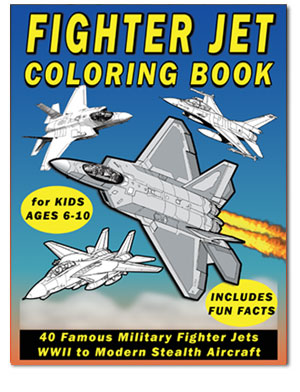 Fighter JEt Coloring Book for Kids