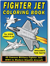 Fighter Jet Coloring Book for Kids