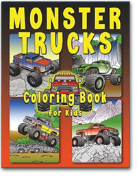 Monster Truck Coloring Book for Kids