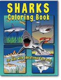 Shark Coloring Book for Kids
